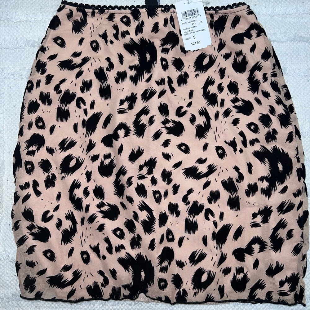 Animal Print Skirt